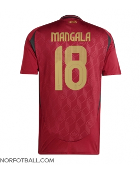 Billige Fotballdrakt Belgia Orel Mangala #18 Replika Hjemmedrakt EM 2024 Kortermet